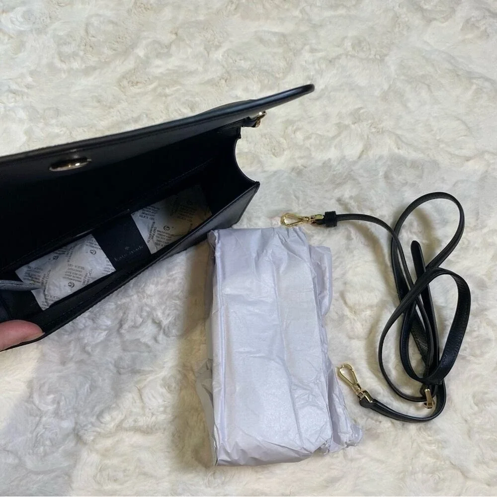 NWOT Kate Spade Madison Medium Saffiano Flap Convertible Crossbody Purse Box Bag